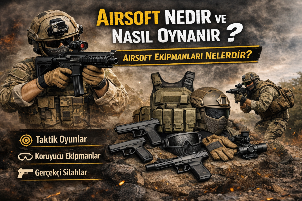 Airsoft Nedir ve Nasıl Oynanır? Airsoft Ekipmanları Nelerdir?