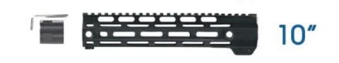 Key-Arma Key-201 AR15  10''(25.40 cm) Aluminyum El Kundak
