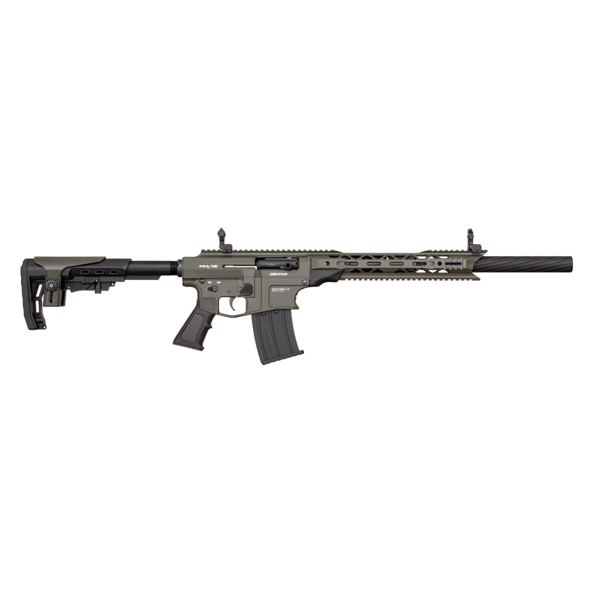 DERYA MK-12 HAKİ YEŞİL AS-103SF ŞARJÖRLÜ AV TÜFEĞİ