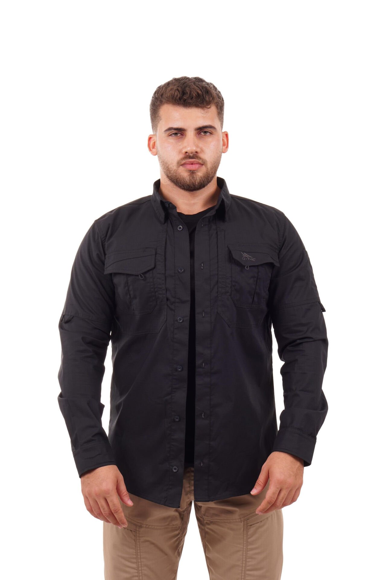D-Tac Tactical Kışlık Gömlek Siyah - M