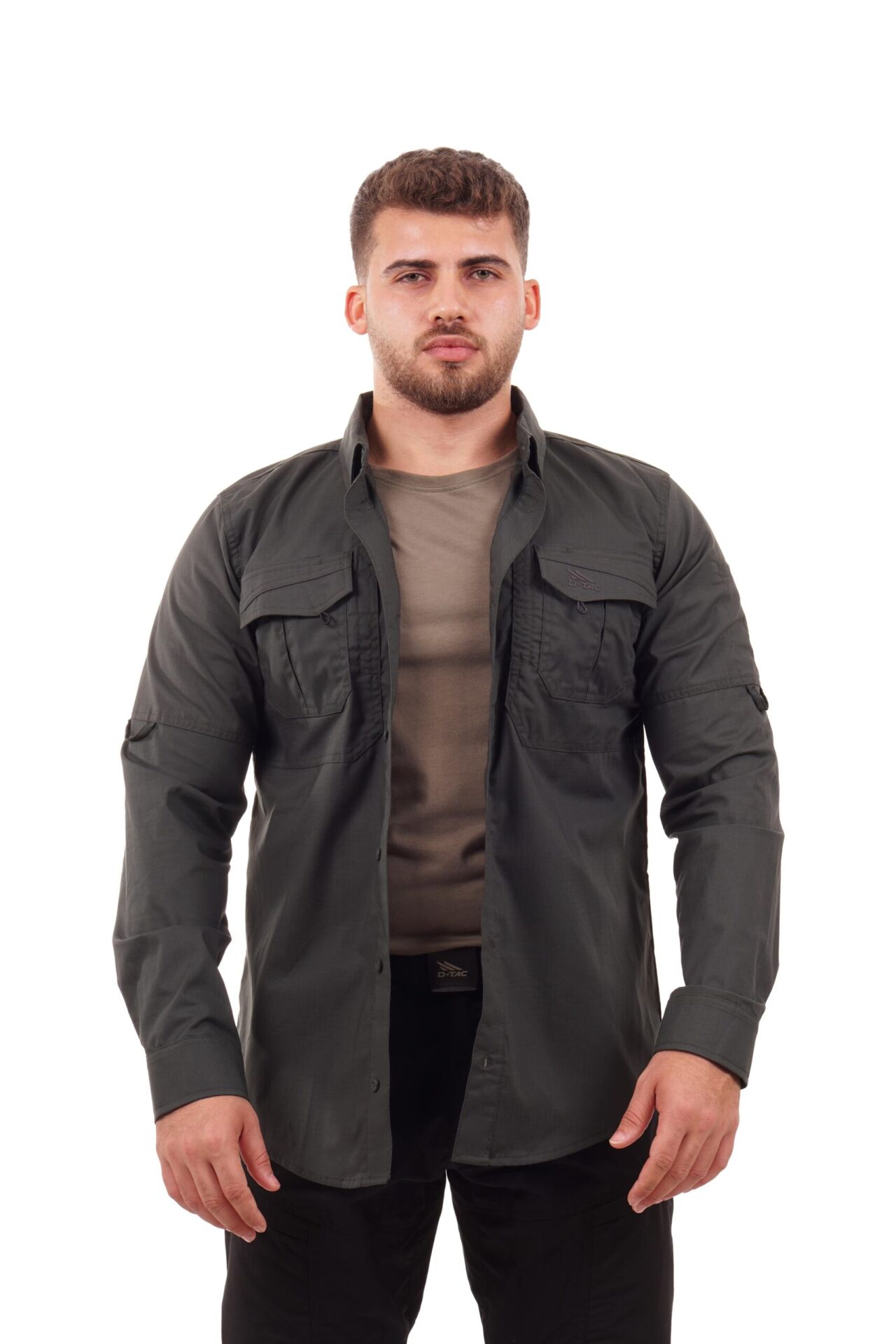 D-Tac Tactical Kışlık Gömlek Yeşil - 2XL