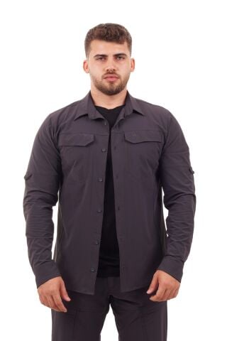 D-Tac Tactical Yazlık Gömlek Antrasit - 3XL