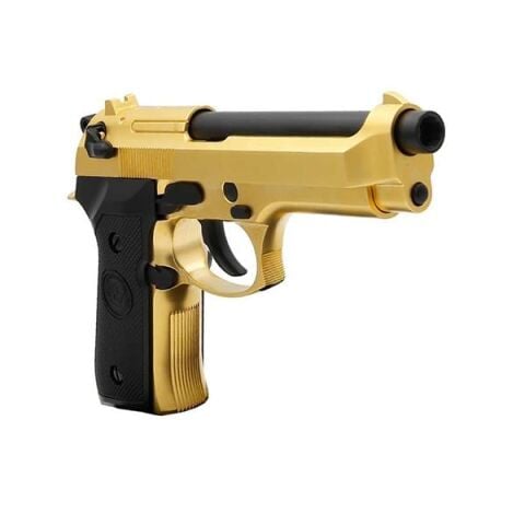 We Beretta M92 Standart Titanium Gold Airsoft Tabanca