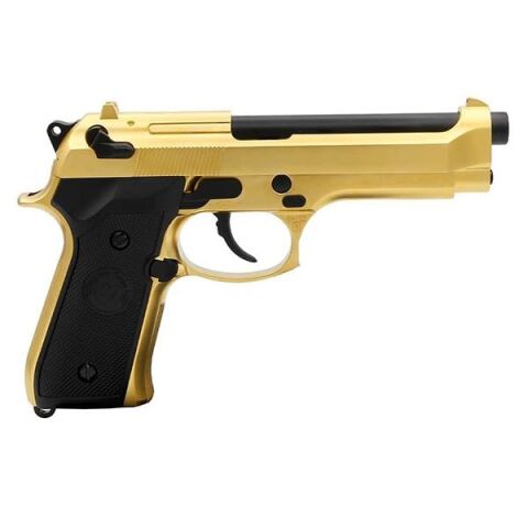 We Beretta M92 Standart Titanium Gold Airsoft Tabanca