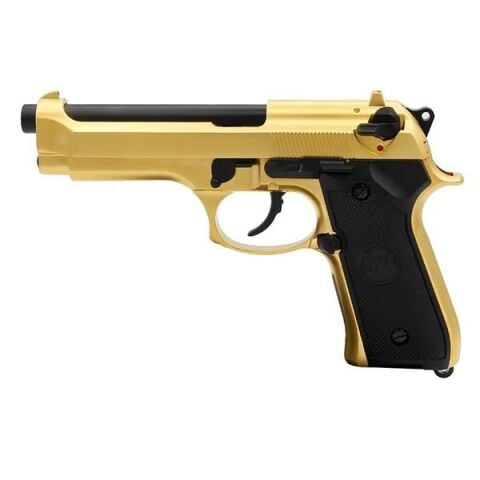 We Beretta M92 Standart Titanium Gold Airsoft Tabanca
