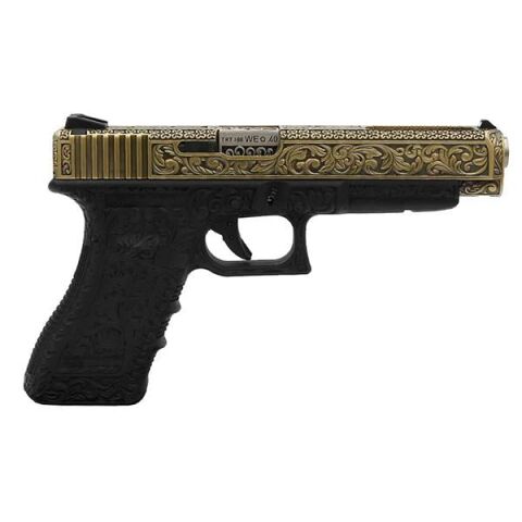 We Glock 34 Ivory Gravürlü Airsoft Tabanca