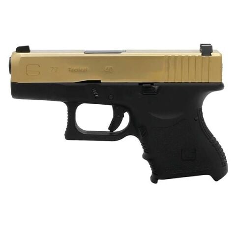 We Glock 27 Gen3 Titanium Gold Airsoft Tabanca