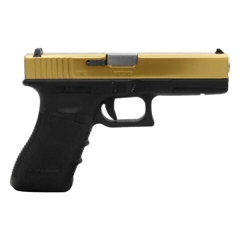 We Glock 17 Gen3 Titanium Gold Airsoft Tabanca