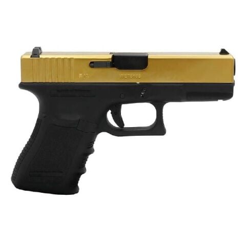 We Glock 19 Gen3 Titanium Gold Airsoft Tabanca