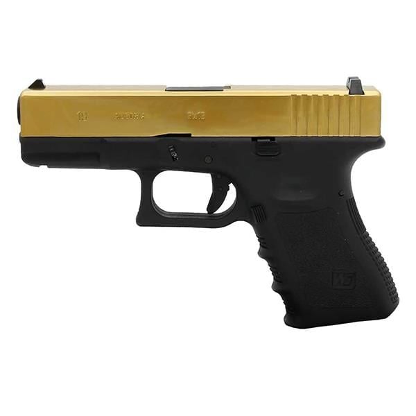We Glock 19 Gen3 Titanium Gold Airsoft Tabanca