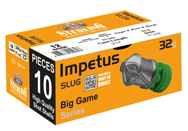 STERLING IMPETUS SLUG TEK KURŞUN - 12 CAL.