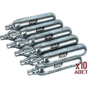 ASG 12 Gram Co2 Havalı Tabanca Tüpü, 10 Adet