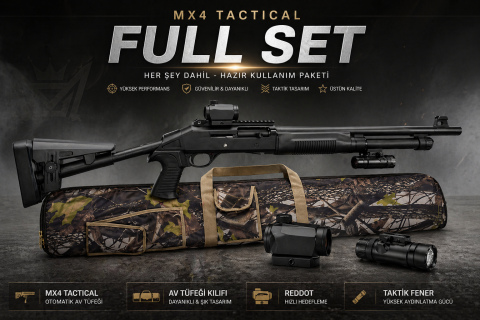 Kral Arms MX4 Tactical Otomatik Av Tüfeği 12 Kalibre