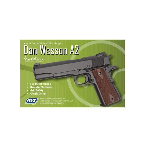 ASG DAN WESSON A2 BLOWBACK AİRSOFT TABANCA CO2 19574