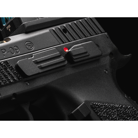 ASG CZ P-09 OPTİC READY BLOWBACK SİYAH AİRSOFT TABANCA OPTİK+ÇANTA 19600
