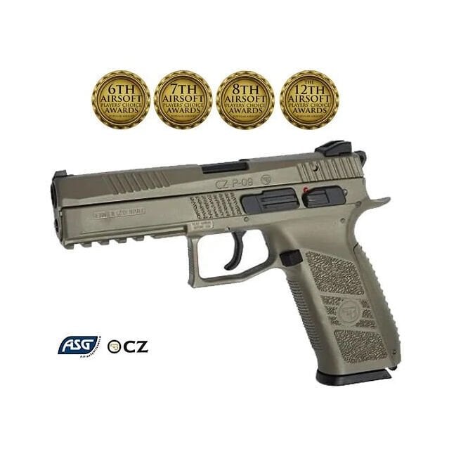 ASG CZ P09 ÇÖL BLOWBACK AIRSOFT TABANCA (ÖDÜLLÜ) 18137
