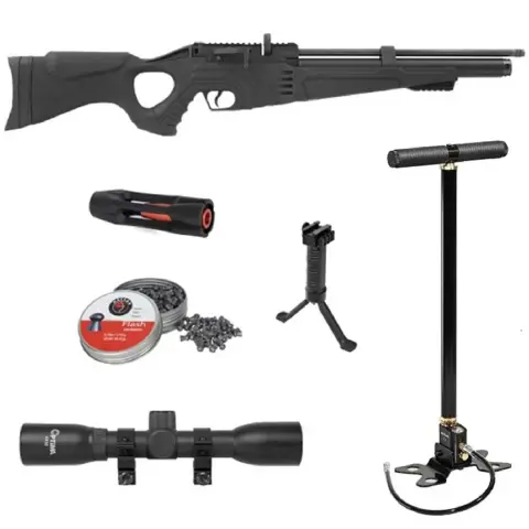 Hatsan Flash 101 ULTIMATE COMBO PCP Havalı Tüfek (TAKSİT İÇİN İLETİŞİME GEÇEBİLİRSİNİZ)