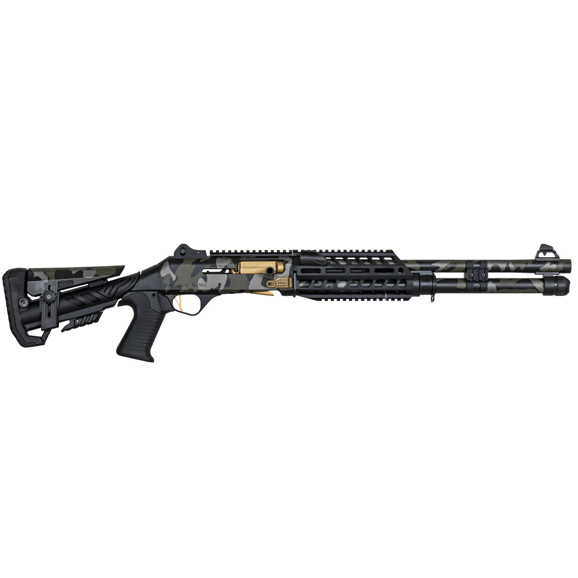 Aksa Crossfire S4 Extreme Pro Koyu Kamuflaj Otomatik Av Tüfeği