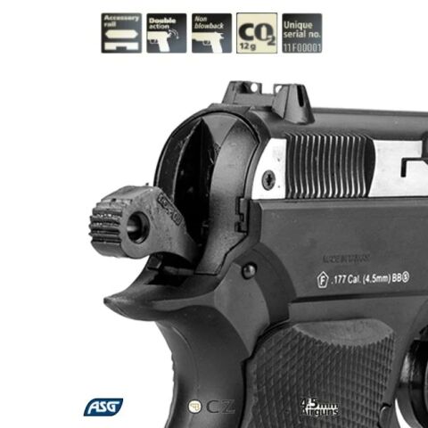 ASG CZ75 D COMPACT ÇİFT RENK HAVALI TABANCA 16200