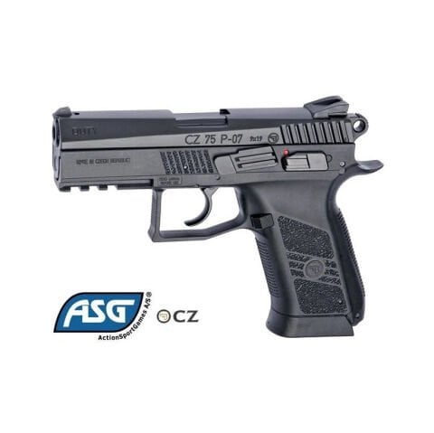 ASG CZ75 P07 DUTY SİYAH BLOWBACK HAVALI TABANCA 16728
