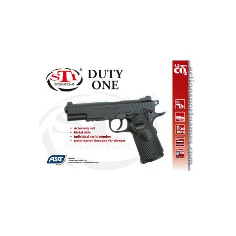 ASG STI DUTY ONE SİYAH HAVALI TABANCA 16730