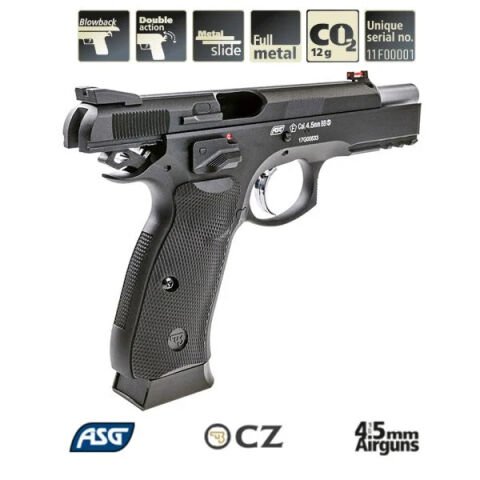 ASG CZ SP-01 SHADOW HAVALI TABANCA BLOWBACK 18396