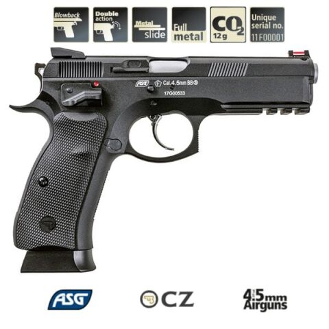 ASG CZ SP-01 SHADOW HAVALI TABANCA BLOWBACK 18396