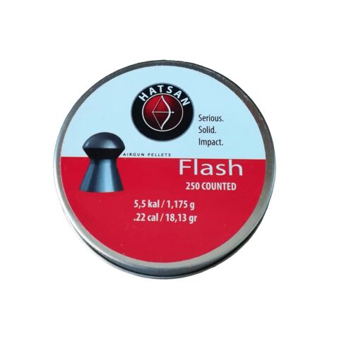 Hatsan Flash 5,5 mm Havalı Tüfek Pellet (18,13 Grain - 250 Adet)