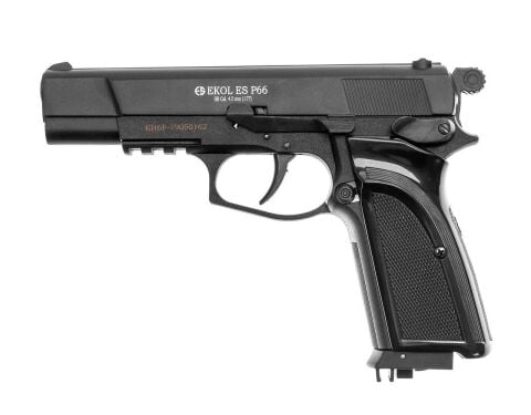EKOL ES P66 4.5mm Polimer SIYAH Havalı Tabanca