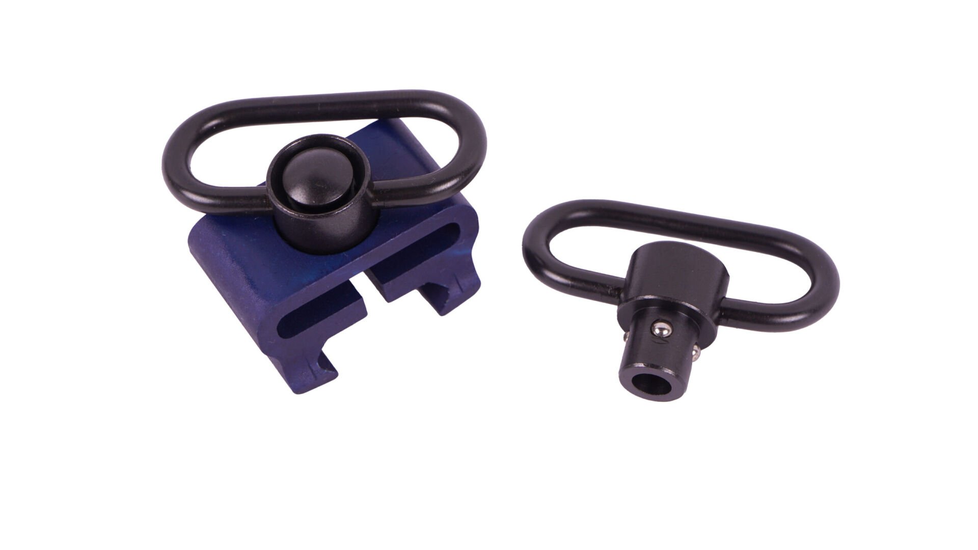 Raylı QD Kayış Yuvası-QD Askı Aparatı Set(Mavi)